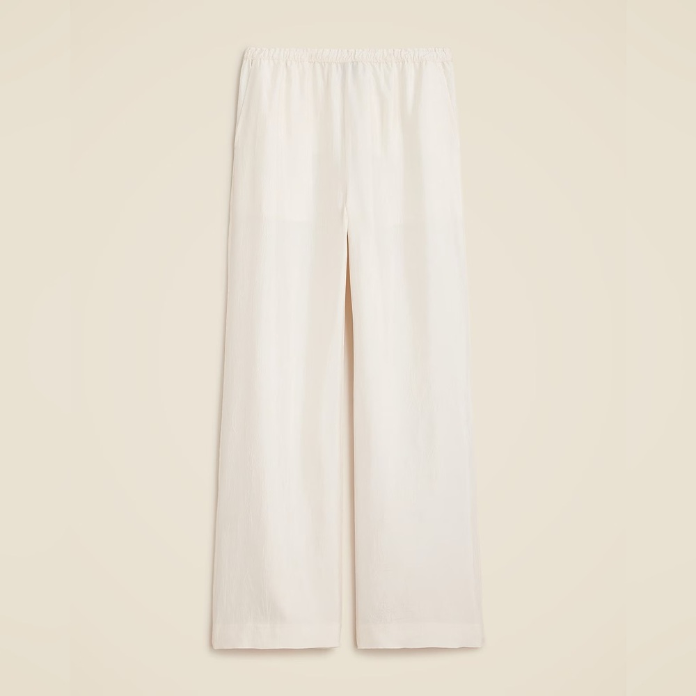 J-crew Stratus pant in textured satin